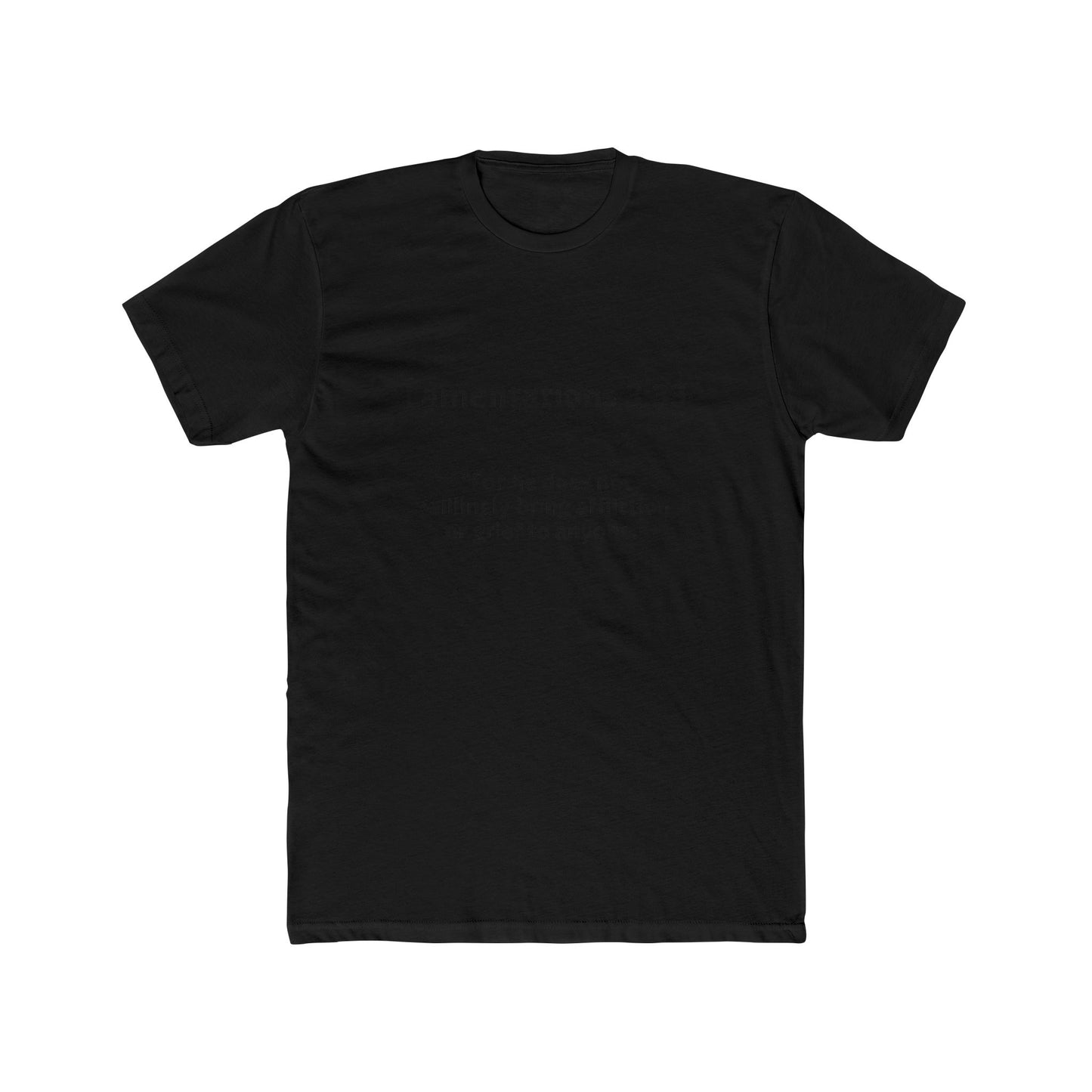 Christian Scripture Tee — Lamentations 3:33 "For he does not willingly bring affliction or grief to anyone" — Rescue Hands Graphic
